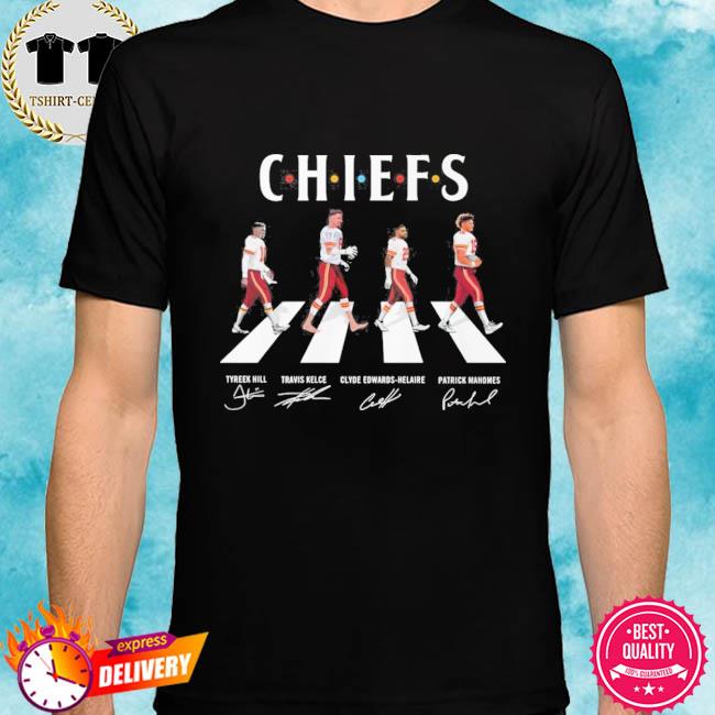 Official Kansas City Chiefs The Chiefs Abbey Road signatures shirt