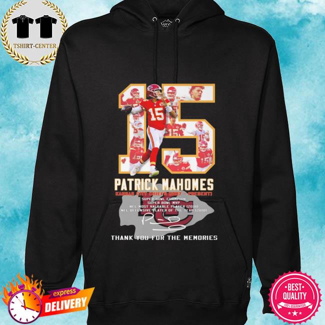 New Patrick Mahomes Kansas City Chiefs 15 Hoodie Jersey Red Hooded  Sweatshirt