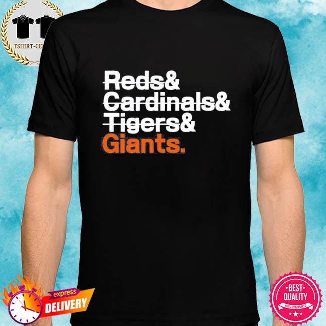 Reds Cardinals Tigers Giants Shirt