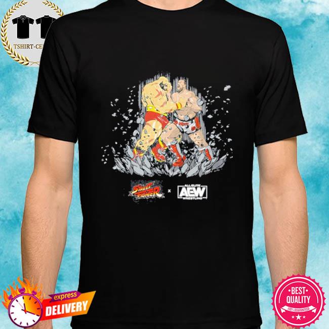 Street Fighter x AEW Capcom x Nerds Clothing Miro Vs Zangief Shirt