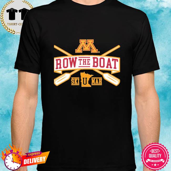 University Of Minnesota Row The Boat Maroon Shirt