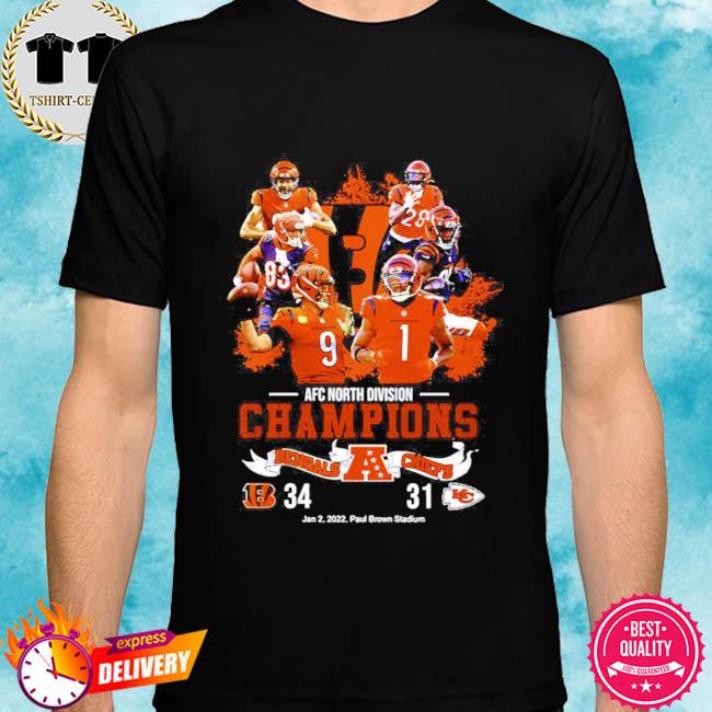 Cincinnati Bengals 2022 AFC North Division Champions shirt, hoodie,  sweater, long sleeve and tank top