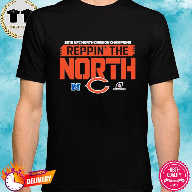 Chicago Bears Store 2018 Nfc North Division Champions Reppin The North New  2022 Shirt, hoodie, sweater, long sleeve and tank top