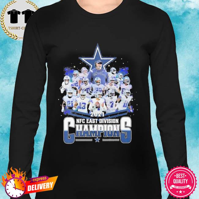 Dallas Cowboys Team Signature 2021 NFC East Champions Unisex T