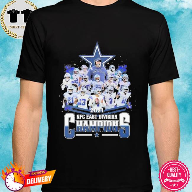 Dallas Cowboys Team Signature 2021 NFC East Champions Unisex T