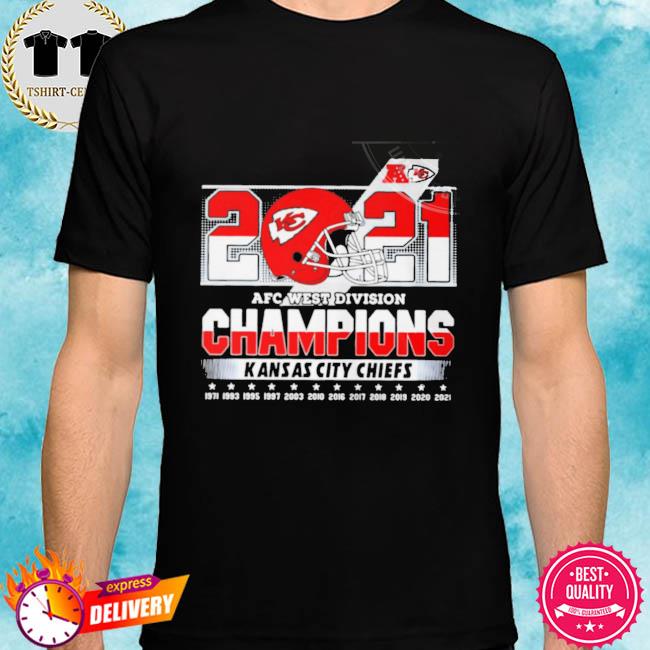 kansas city chiefs afc west champs shirt