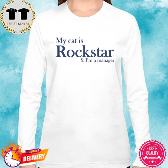 my cat is a rockstar shirt