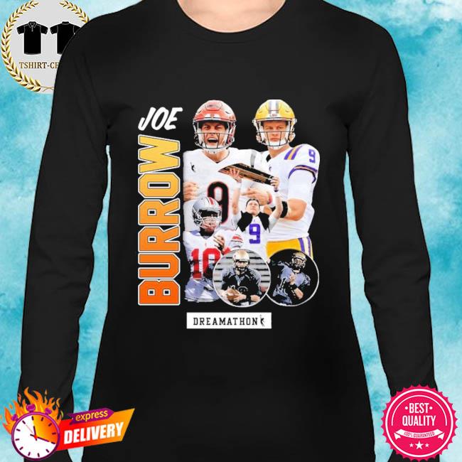 Official Joe Burrow Dreamathon 2022 Shirt, hoodie, sweater, long sleeve and  tank top