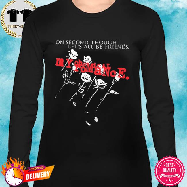Black T-Shirt NEW & OFFICIAL! My Chemical Romance 'Let's All Be Friends'