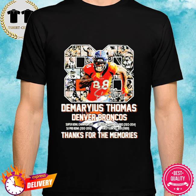 Premium von miller wearing demaryius thomas dreamathon 88 nfl signature  shirt, hoodie, sweater, long sleeve and tank top