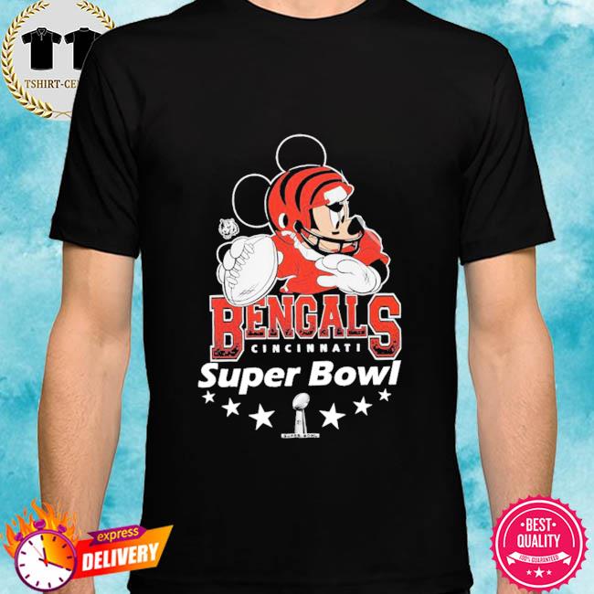 Premium Mickey cincinnati bengals 2022 super bowl shirt, hoodie, sweater,  long sleeve and tank top