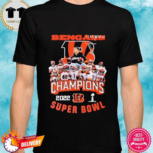 Premium Super bowl 2022 cincinnati bengals champions shirt, hoodie,  sweater, long sleeve and tank top