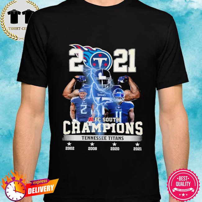 Tennessee Titans 2021 AFC South Division Champions T Shirt - Hersmiles