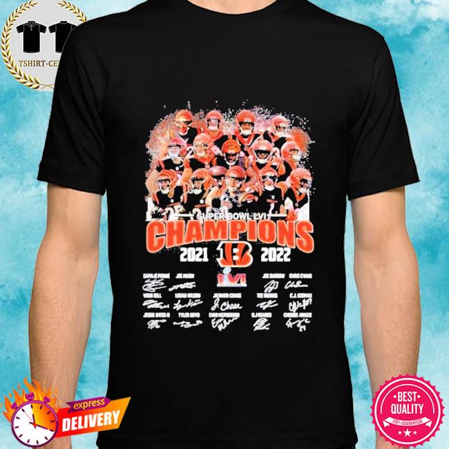 Awesome Cincinnati Bengals 2022 Super Bowl LVI Champions Shirt, hoodie,  sweater, long sleeve and tank top