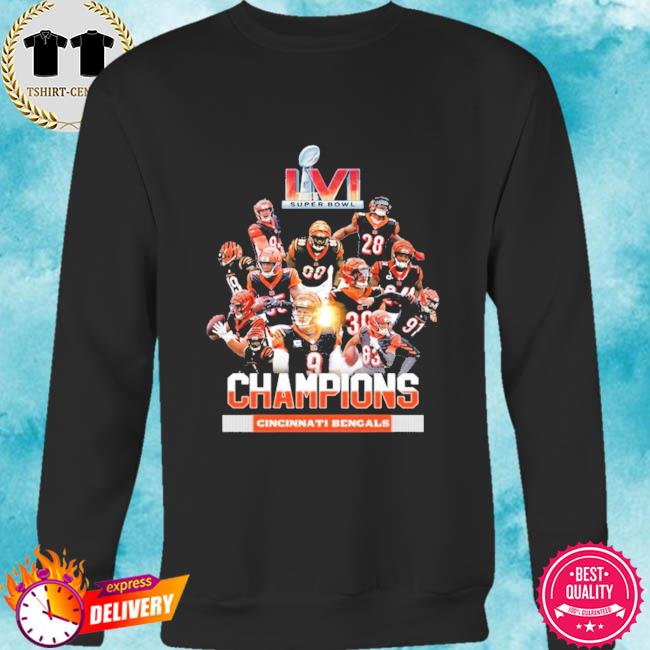 2022 LIV Super Bowl Champions Cincinnati Bengals Football Team Shirt,  hoodie, sweater, long sleeve and tank top