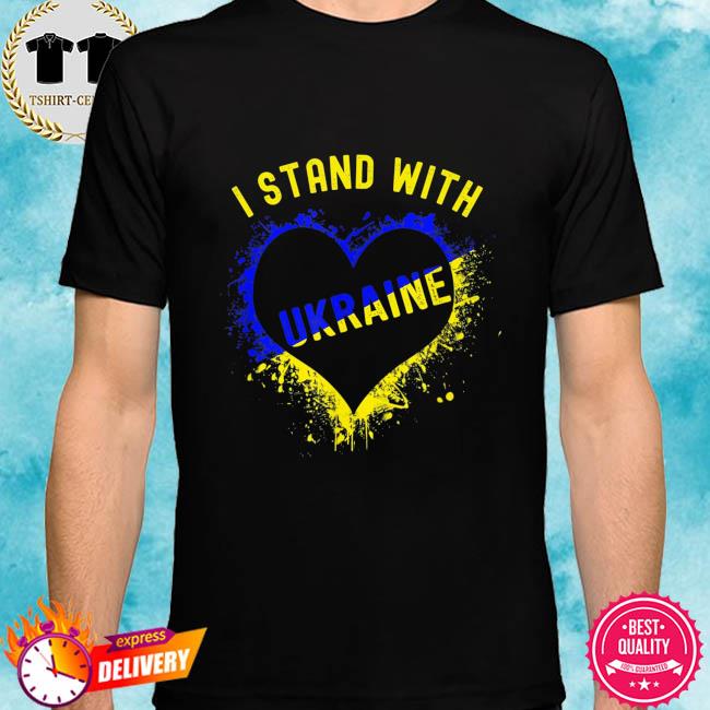 Anti Putin Support Ukraine I Stand With Ukraine Love Ukraine Heart Shirt