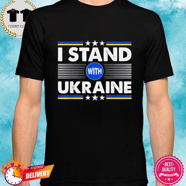 I Stand With Ukraine Support Ukrainian Pray Ukraine T-Shirt