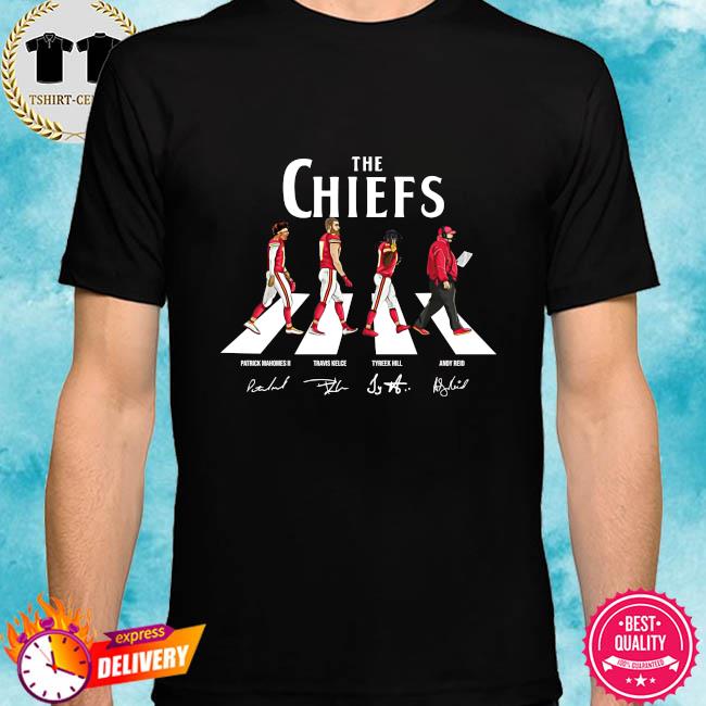 Funny Kansas City Chiefs The Chiefs Abbey Road signatures shirt, hoodie,  sweater, long sleeve and tank top