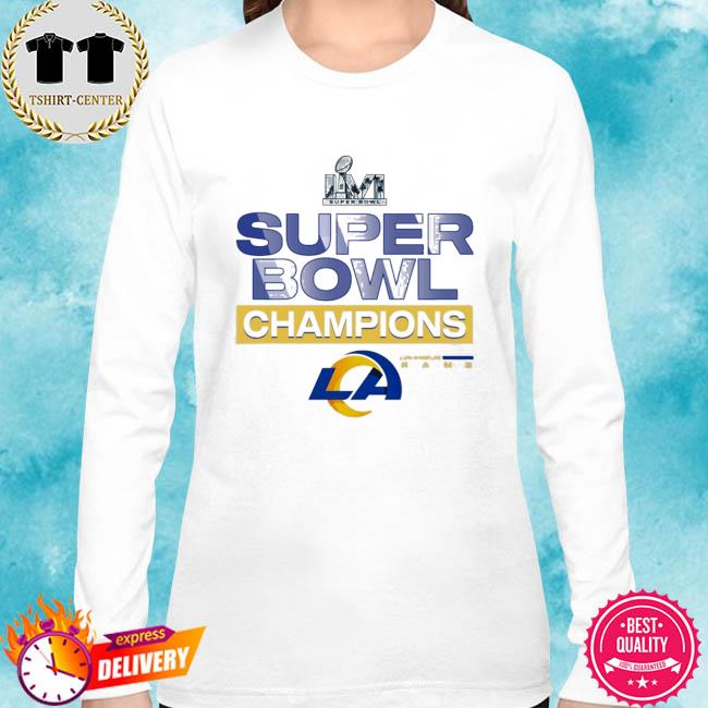 Nike Super Bowl LVI Champions Roster (NFL Los Angeles Rams) Men's T-Shirt.