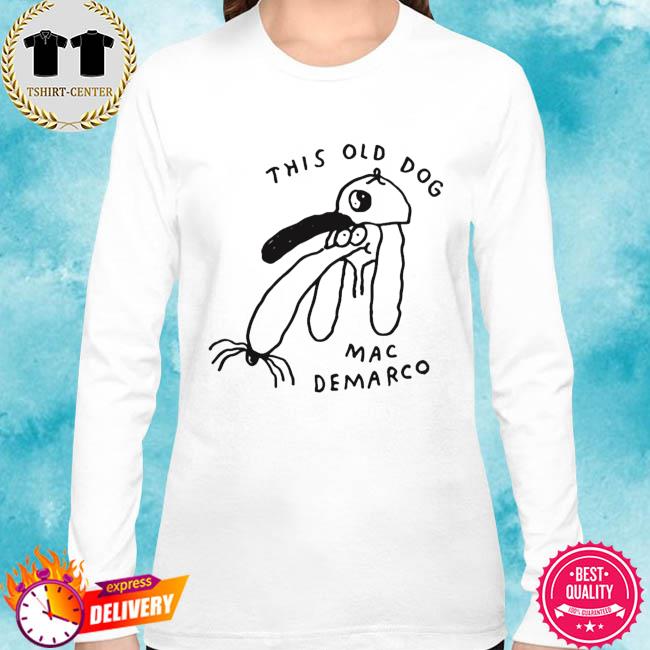 RhteGui This Old Dog Mac Demarco Boys & Girls Junior Vintage Long Sleeve T-Shirt Black 