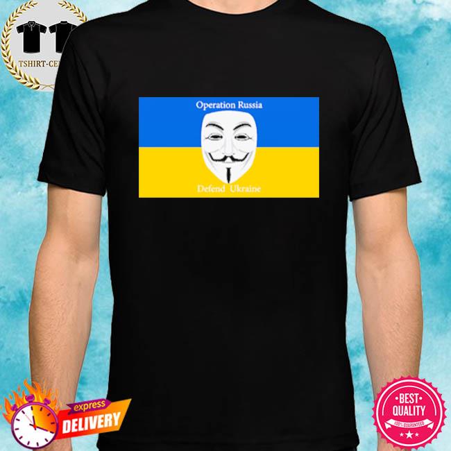 Official Operation Russia Defend Ukraine Ukraine Flag Shirt