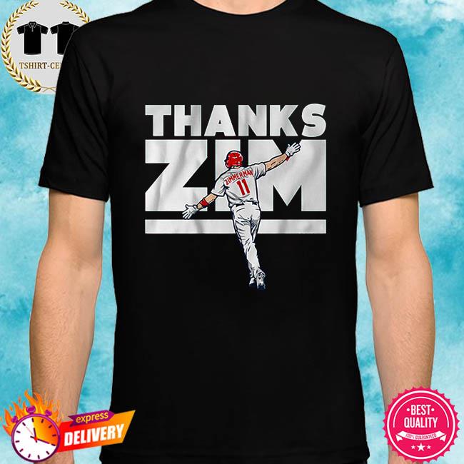 Ryan Zimmerman Thanks Zim Tee T-Shirt - ShirtElephant Office