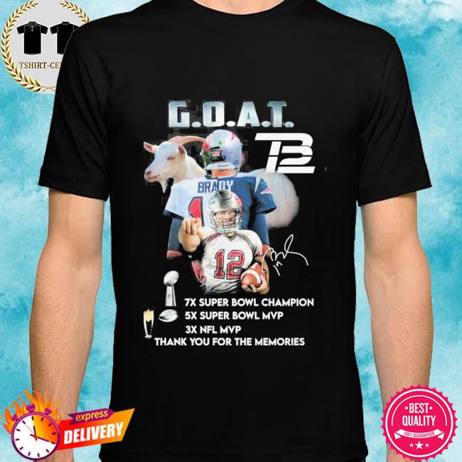 Tampa Bay Buccaneers Tom Brady GOAT shirt