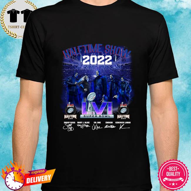 Official halftime show 2022 super bowl lvi signatures shirt, hoodie,  sweater, long sleeve and tank top