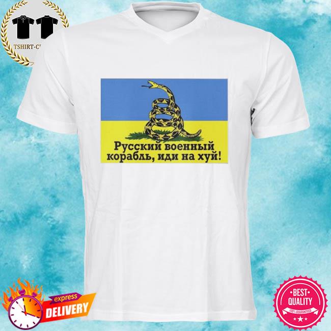 Russian Warship Go F Yourself Snake I Stand With Ukraine Shirt