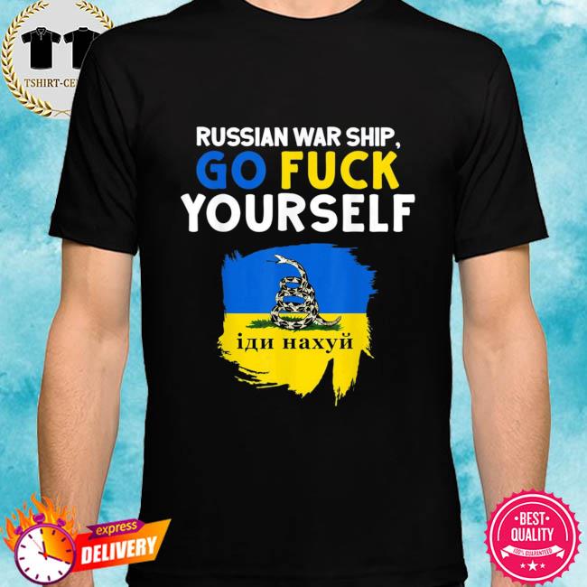 Snake flag russian warship go fuck your self New 2022 shirt