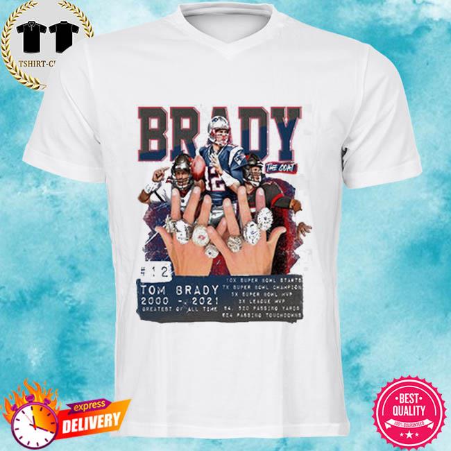 Tom Brady American Football MVP Player The Greatest Of All Time Champion Super  Bowl Shirt - Trends Bedding