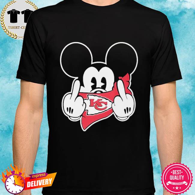 NFL Kansas City Chiefs, Mickey Mouse Football T Shirt - Limotees