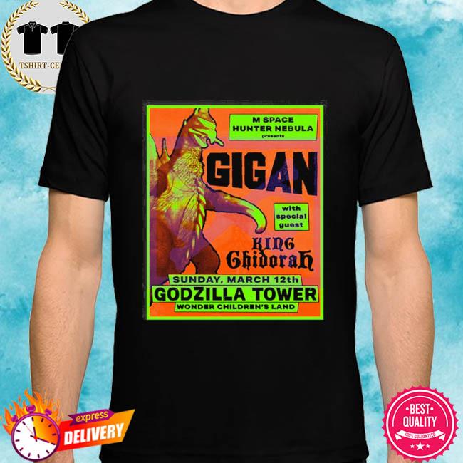 Godzilla Toho Ghost X Ghost Shop Gigan – Flyer Shirt