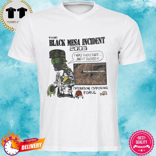 Official Maurs The Black Mesa Incident Bootleg Bart Style 2003 Shirt