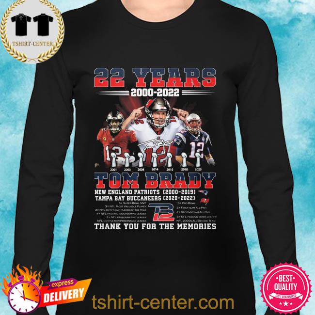 Tom Brady thank you for the memories Shirts, hoodie, sweater and long sleeve