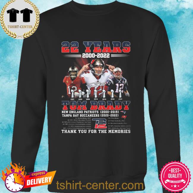 Thank You Tom Brady Memories T-Shirt, hoodie, sweater, long sleeve