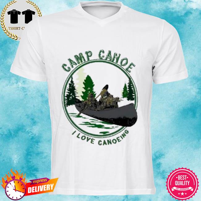 Roapparel store Canoe I Love Canoeing shirt