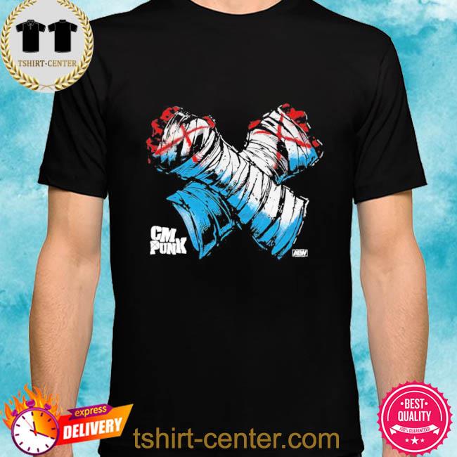 aew shop cm punk t shirt