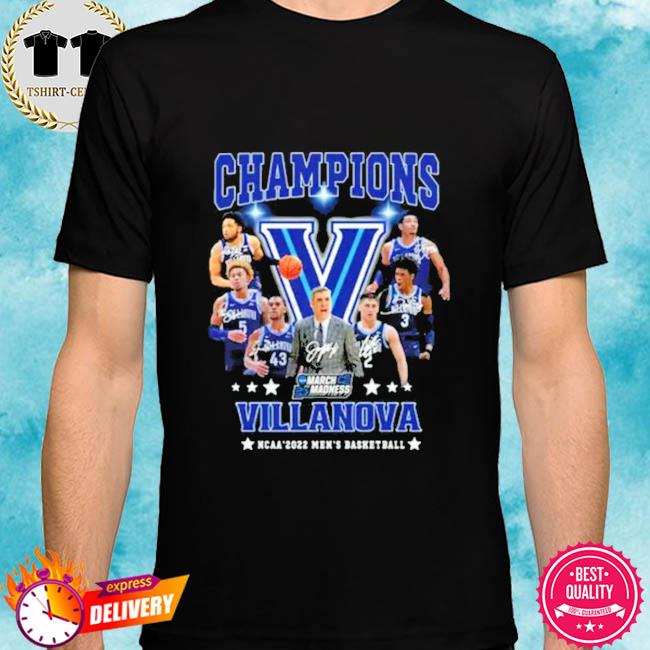 Villanova Wildcats Champions Final Four March Madness 2022 NCAA Men Basketball New shirt