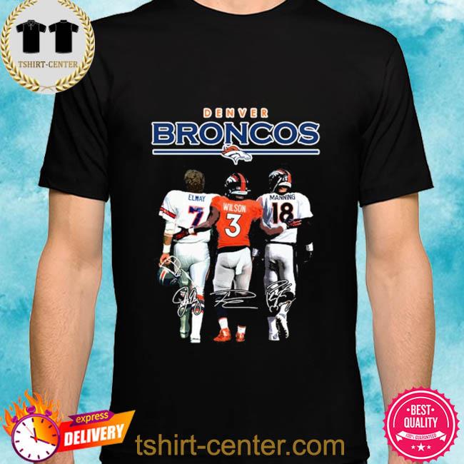 Name & Number Longsleeve Denver Broncos John Elway