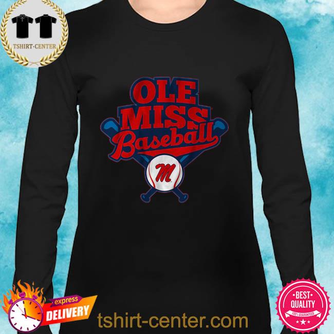 ole miss baseball tee