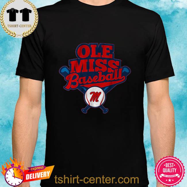 ole miss baseball tee