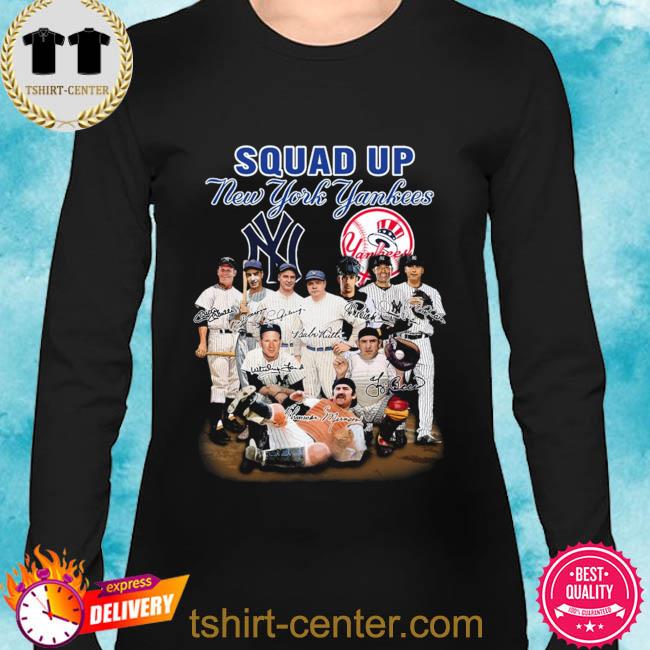 Squad up new york yankees legends signatures shirt, hoodie