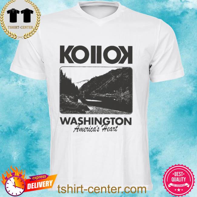 Kollok Washington America's Heart Funny Tee Shirt