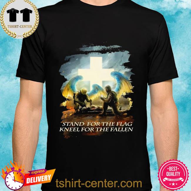 Ukraine stand for the flag kneel for the fallen shirt