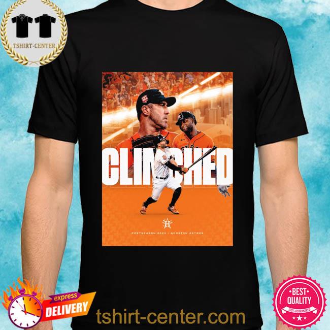 Houston astros clinched mlb postseason 2022 shirt, hoodie, sweater, long  sleeve and tank top