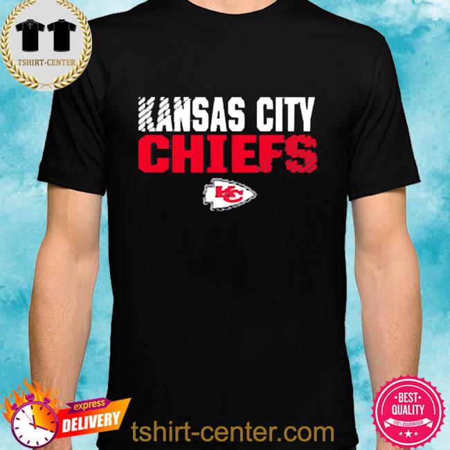 Kansas City Chiefs Fanatics Branded Black Logo Fade Out Shirt