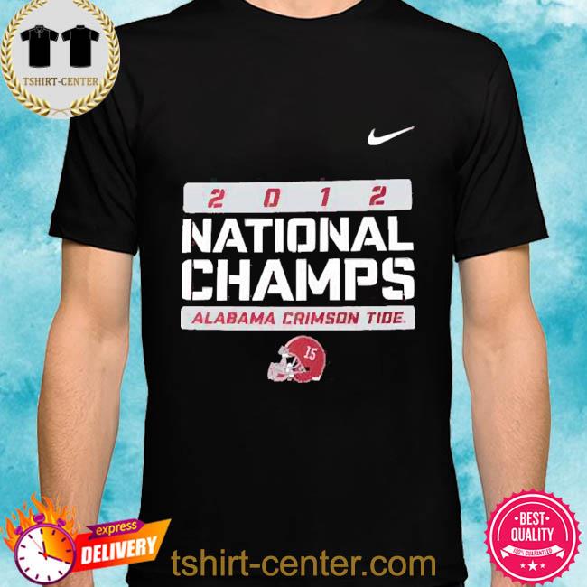 Official Alabama Crimson Tide Nike 2012 National Champions T-Shirt