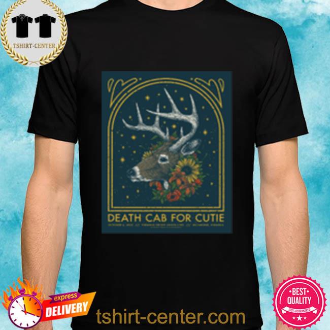 Official Death Cab for Cutie Tour Richmond, VA Oct 6, 2022 Shirt