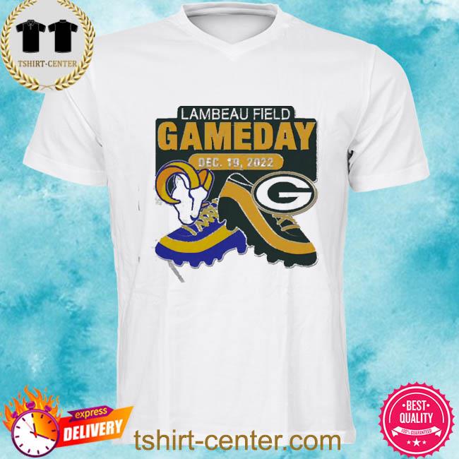 Official Green Bay Packers Vs Los Angeles Rams Lambeau Field Gameday Dec 19 2022 Shirt